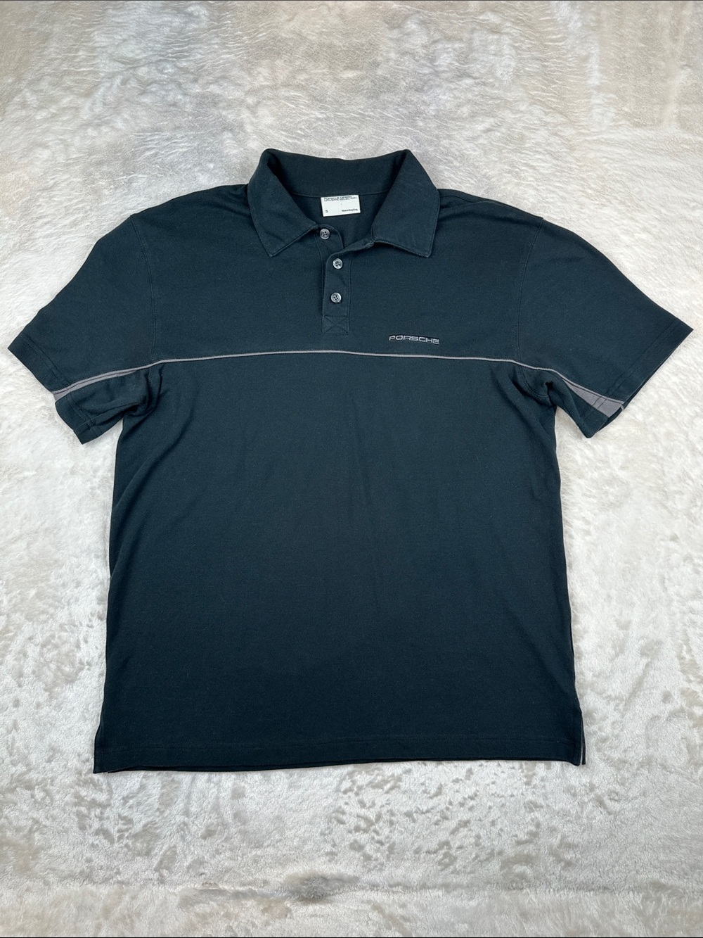 Porsche Design Sport Driving School USA Polo Shirt Men’s Small Black Driver’s
